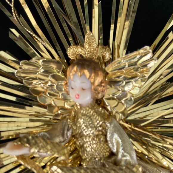 German Koestel Wax Starburst Angel Christmas Ornament - Picture 2 of 12